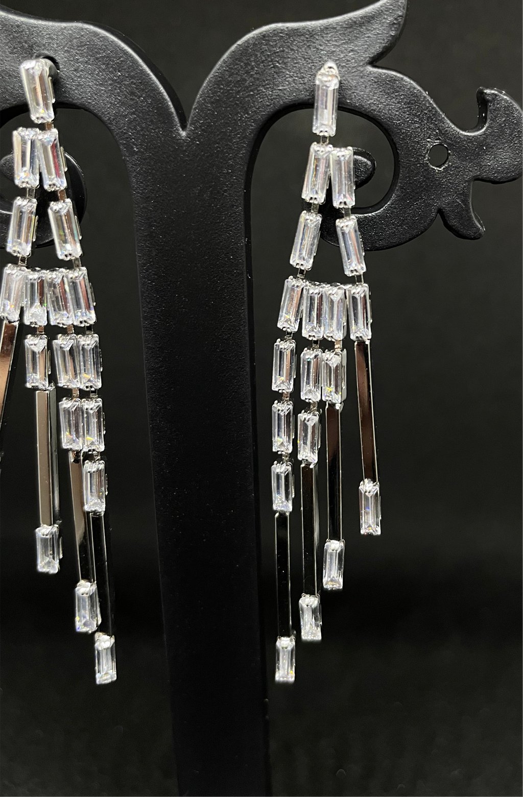Drop Earrings with Detailing