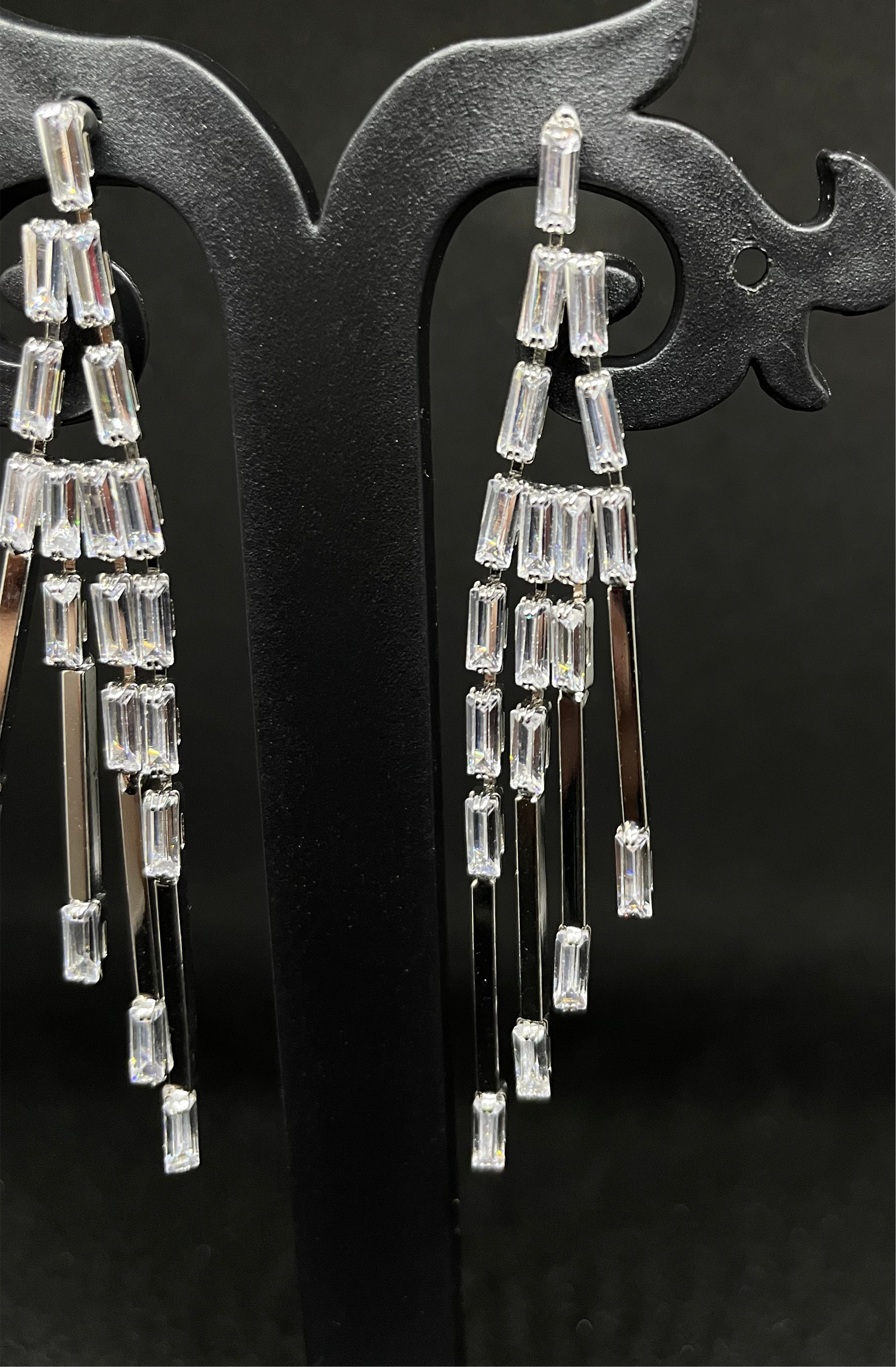 Drop Earrings with Detailing
