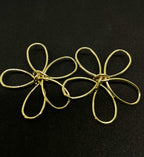 Gold Flower Knot Earrings