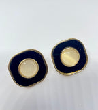 Dual Tone Studs with Black Accent