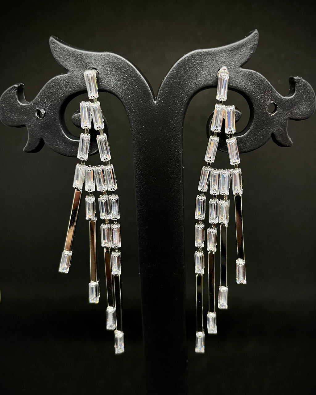 Drop Earrings with Detailing