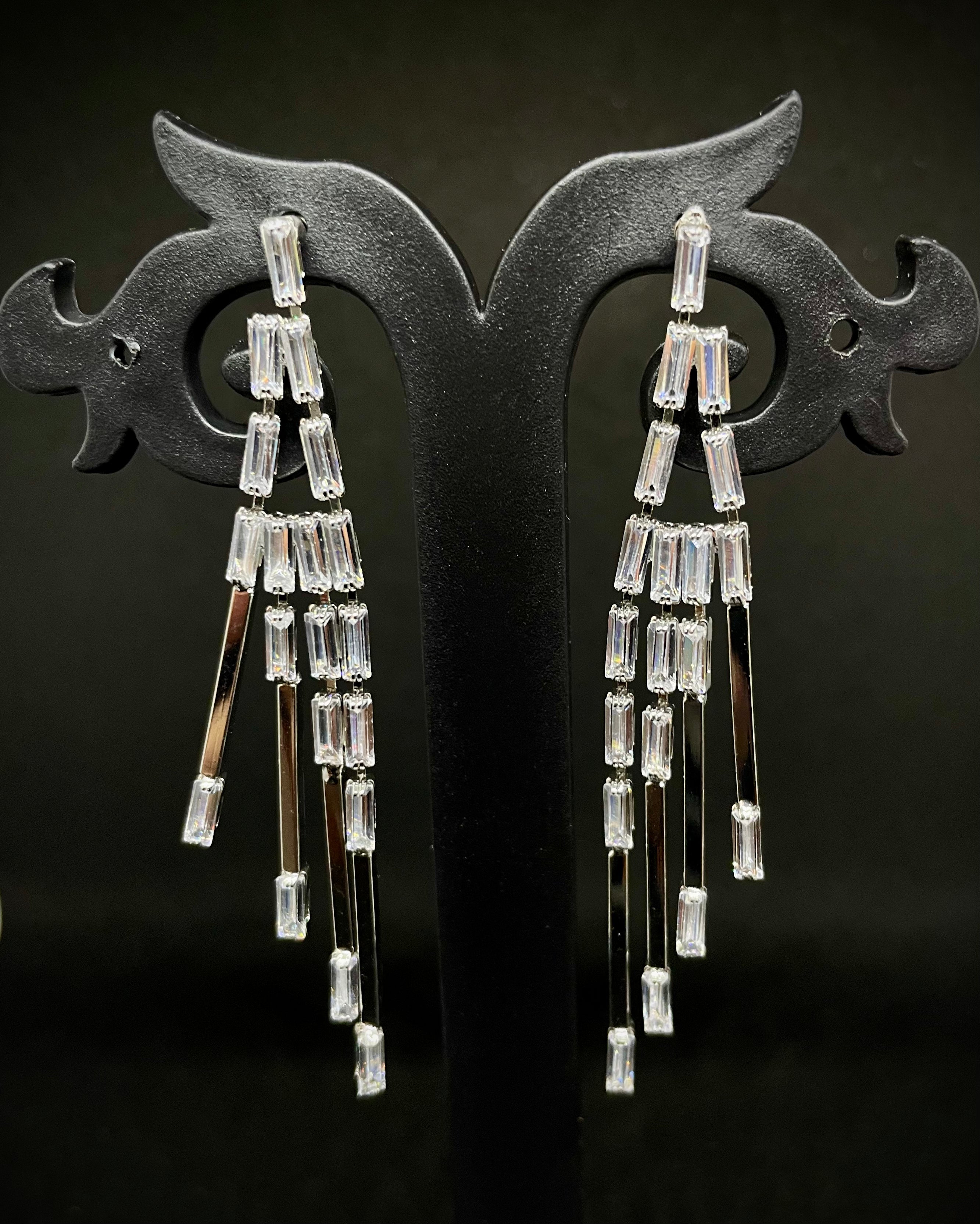 Drop Earrings with Detailing