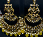 Yellow Beads Chandbalis