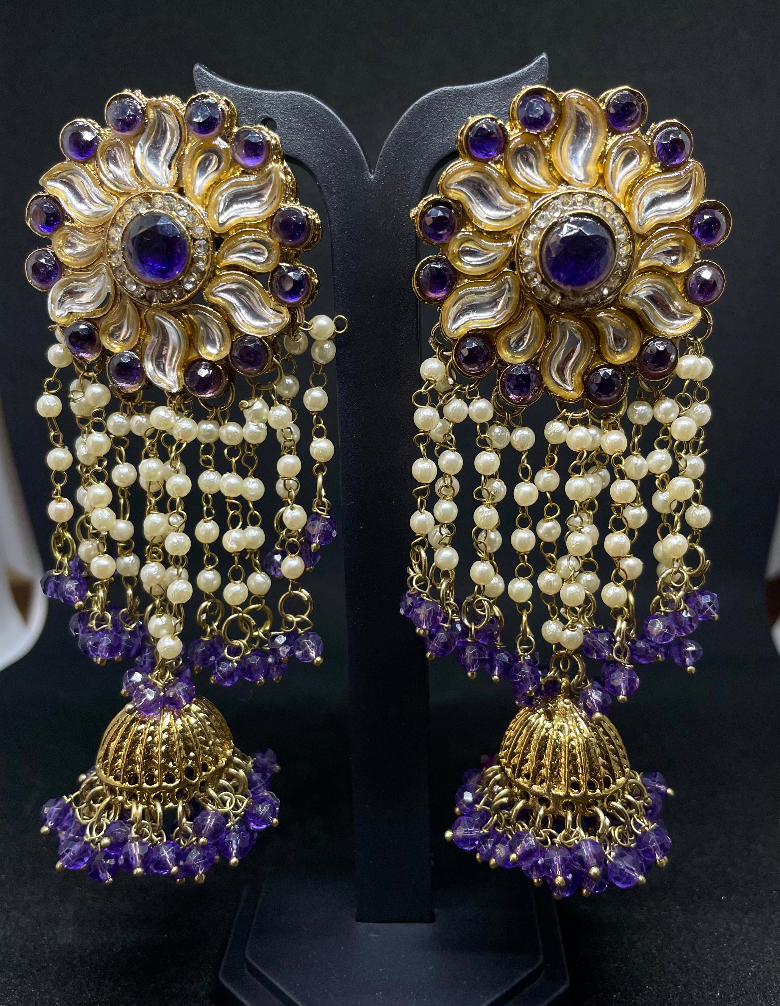 Antique Golden Dome Earrings