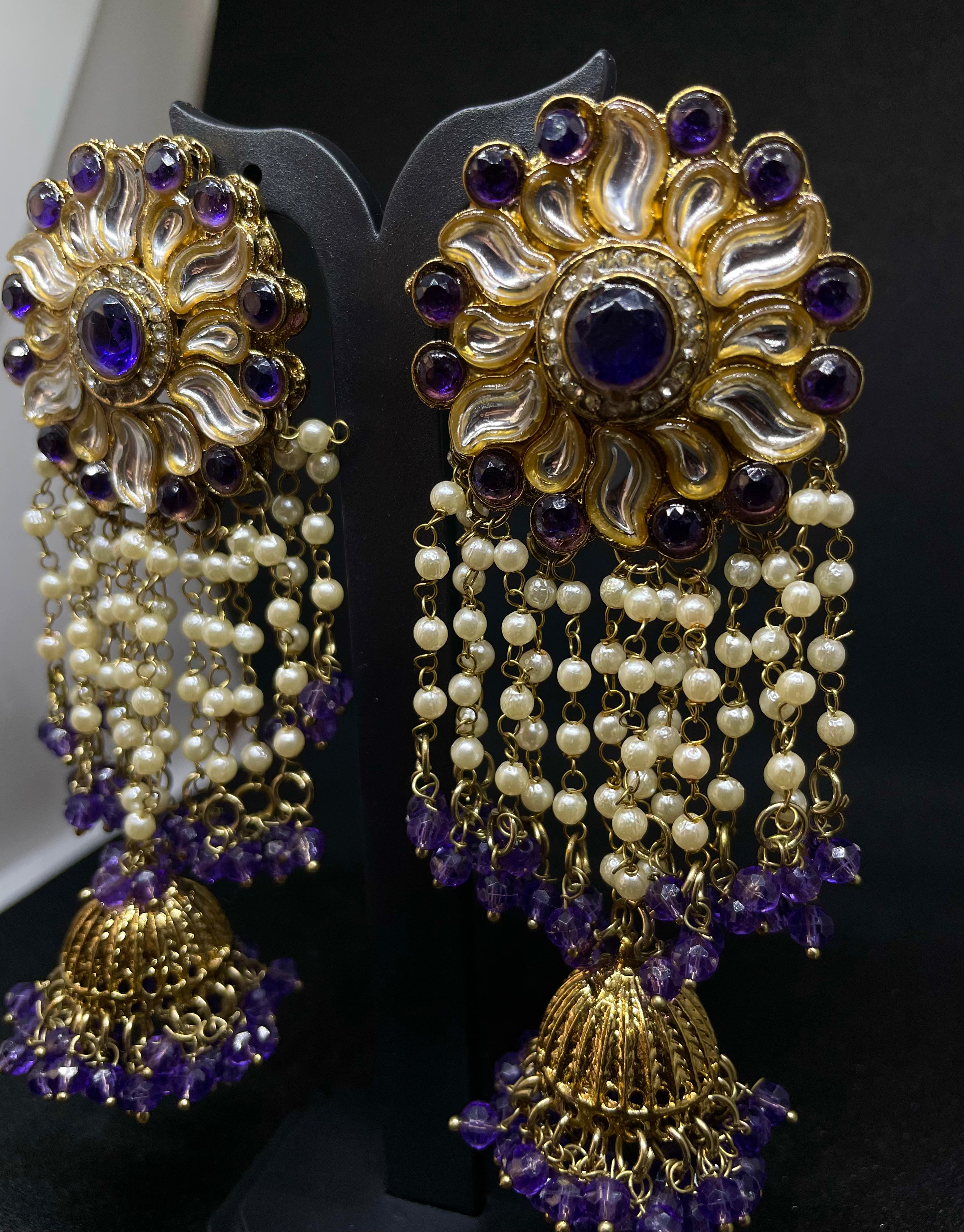 Antique Golden Dome Earrings