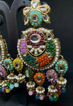 Antique Silver Stud Danglers