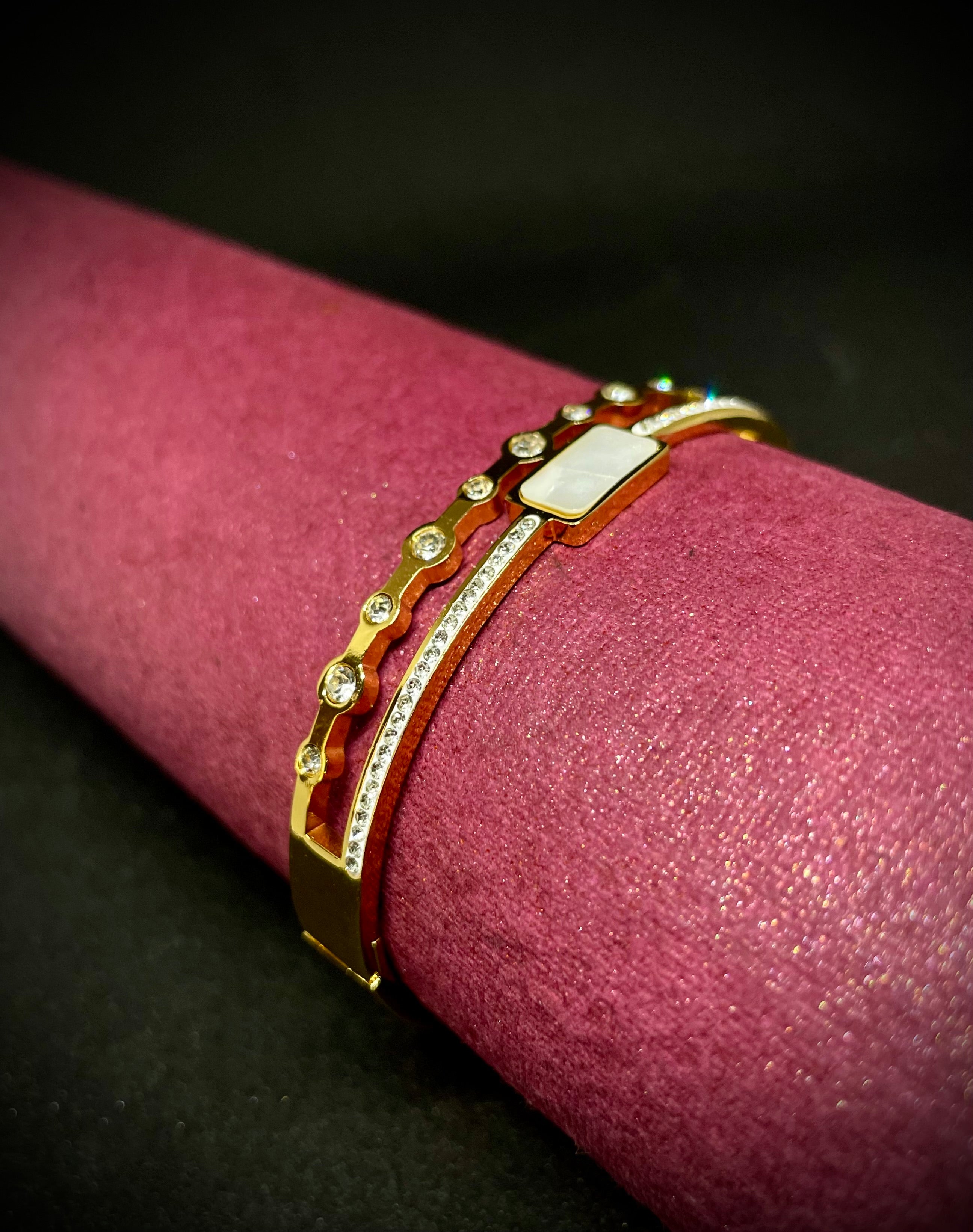 Empress White Stone Luxe Bracelet