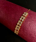 Golden Radiance Beaded Chain Bracelet