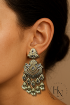 Antique Chandbalis with Pearls