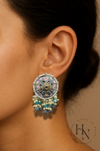 Antique Oxidised Danglers