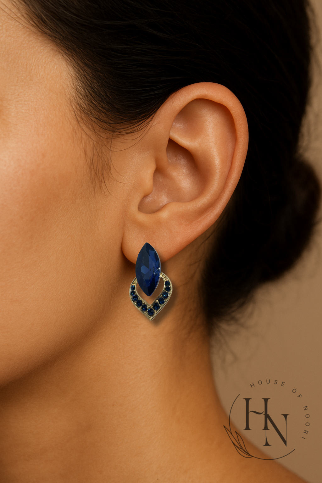 Antique Oxidised Studs